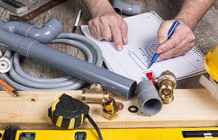Rohrinstallation